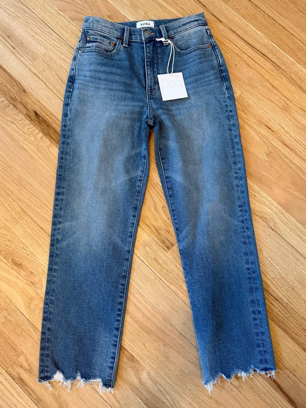 Pistola CHARLIE HIGH RISE CLASSIC STRAIGHT JEAN -Sz 26